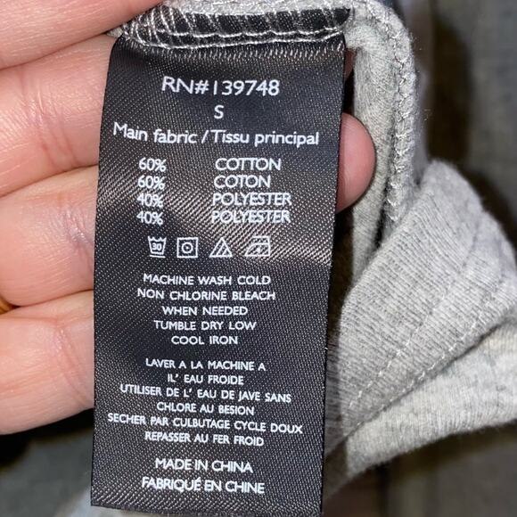 Slate & Stone Toby Ribbed Gray Long Sleeve Shirt - Picture 6 of 7